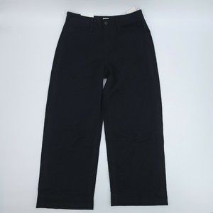 Women's Wide-Leg High Rise Crop Stretch Jeans 12